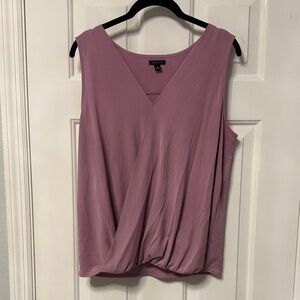 Ann Taylor Dusty Pink Sleeveless Blouse